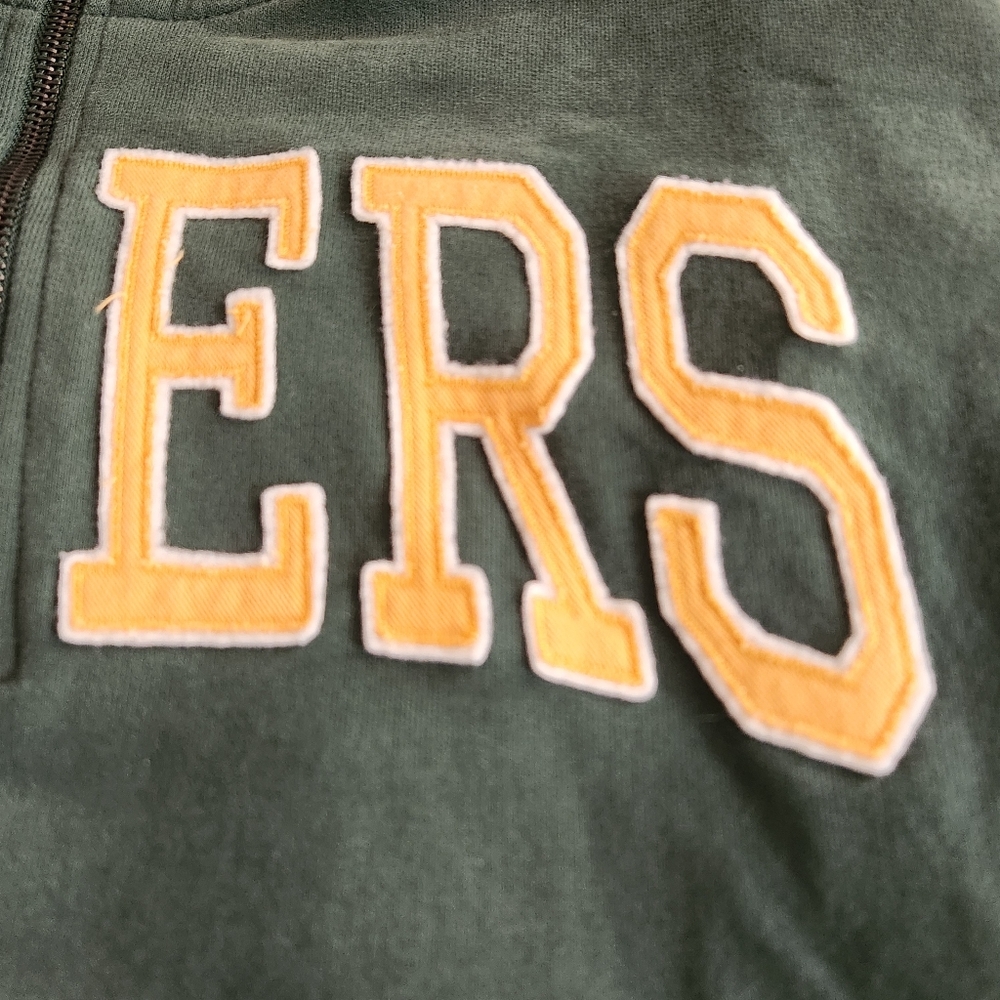 Green Bay Packers Green Quarter 1/4 Zip Sweatshirt - Picture 14 of 16